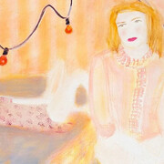 Megan Magill, Ruffles and fairy lights (detail), 2026. Courtesy of Gallery Naga