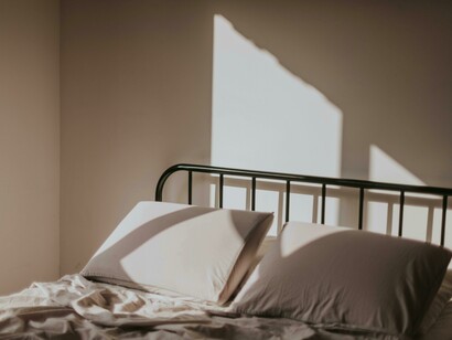 A messy bed, in the aftermath of heartbreak, solitude becomes sacred