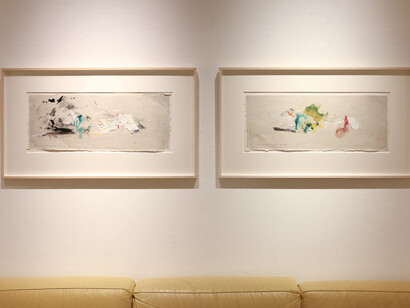 Peter Krawagna, Augen-blicke, exhibition view. Courtesy of Galerie Ernst Hilger. Photo by @ Katharina Schiffl