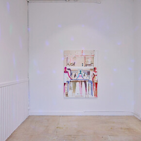 Whitney Claflin, I was wearing this when you met me, exhibition view. Courtesy of MoMA PS1