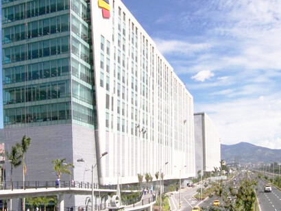 Sede de Bancolombia, el mayor banco privado del país