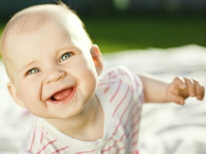 La sonrisa de un bebé