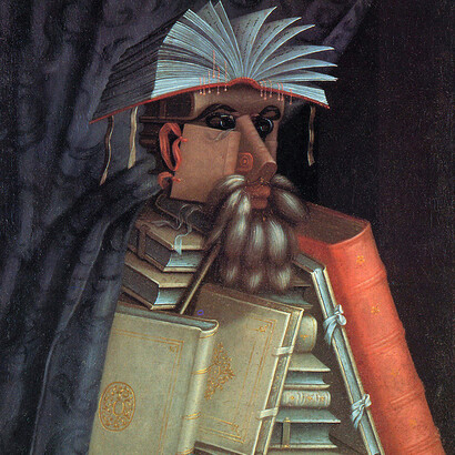 Giuseppe Arcimboldo, *Il libraio*, 1566   