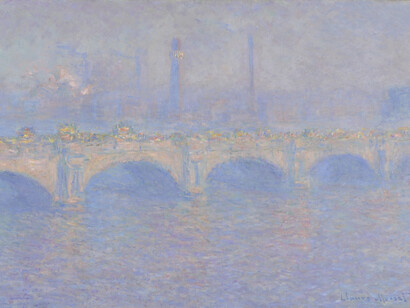 Claude Monet, Waterloo bridge (detail), 1903. Mit freundlicher genehmigung der Alten Nationalgalerie