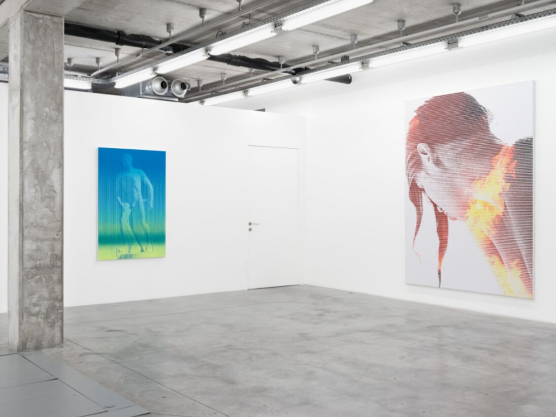 Richard Phillips, Exhibition view. Courtesy of Almine Rech Gallery