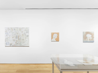 David Byrd, Bad jobs can produce very good pictures, exhibition view. Courtesy of Anton Kern Gallery 