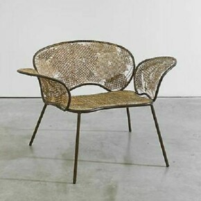 Campana Brothers, Detonado Chair, 2013, Natural wicker fiber, covering stainless steel structure, Edition of 8
