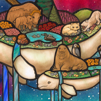 Andrea Guzzetta, Beluga borealis (detail). Courtesy of Corey Helford Gallery