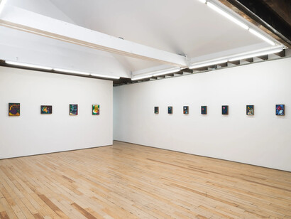 Anna Jung Seo, Love stories, exhibition view. Courtesy of Rachel Uffner Gallery