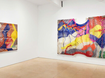 Channing Hansen, Exhibition view. Courtesy of Stephen Friedman Gallery