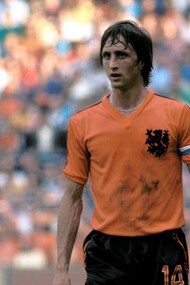 Johan Cruyff als Kapitän der Elftal