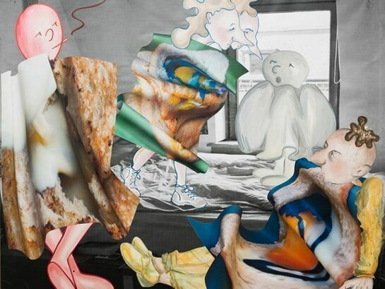 Anne Speier, Observing the Observation of a Conversation, 2014, courtesy Vilma Gold, London