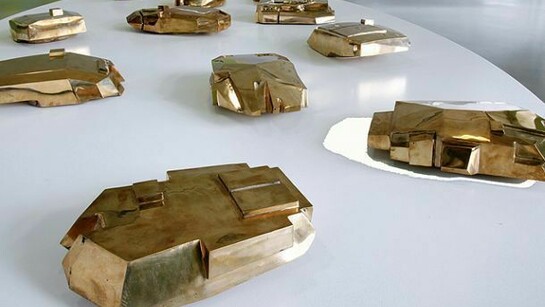 Anatoly Osmolovsky, Hardware, bronze, installation view at Documenta Kassel 2007