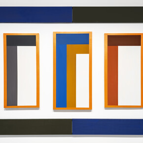 David Novros, ausstellungsansicht. Mit freundlicher genehmigung der Hamburger Kunsthalle