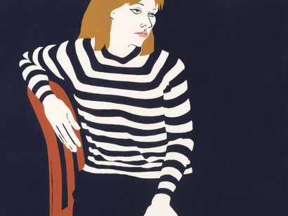Phyllis Sloane,
B.A. (detail), 5/12 1969,
screenprint,
17 x 21 inches. Courtesy of the artist and Gerald Peters Contemporary