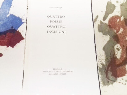 Totiu Scialoja, Quattro Poesie, Quattro INcisioni