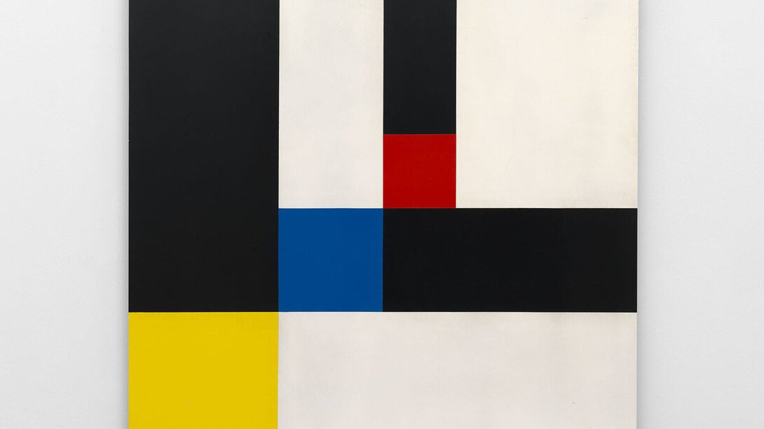 Andreas Christen, Untitled, 1959, Ex. unique, Resin on masonite, 70 x 70 cm / 27 9/16 x 27 9/16 inches, Courtesy Massimo De Carlo London/Milan, Photo by Todd White