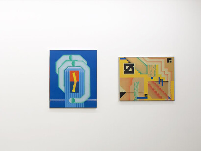 Gwenaël Rattke, Cargos ocultos, exhibition view. Courtesy of Romer Young Gallery