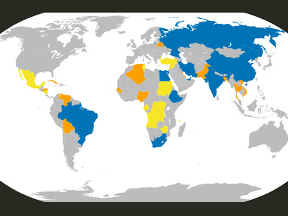 Ilustração do BRICS. Talvez, recentemente já tenha a diplomacia brasileira ensaiado algo nas suas representações de topo no Banco dos BRICS e, na Organização Mundial do Comércio
