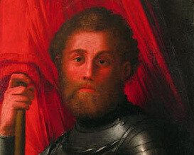 Artista toscano, San Torpè, pittura a olio su tavola, sec. XVI, Museo Nazionale San Matteo di Pisa