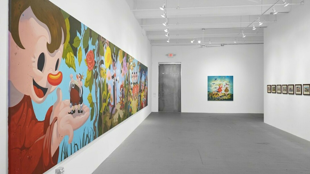 Victor Castillo, Exhibition view. Courtesy of Jonathan Levine Projects