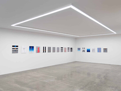 Martin Basher, Vermillion sands, exhibition view. Courtesy of Starkwhite