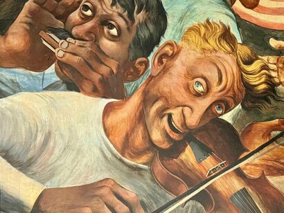 Carlos Lopez, Bounty (detail), 1940. Courtesy of Helicline Fine Art