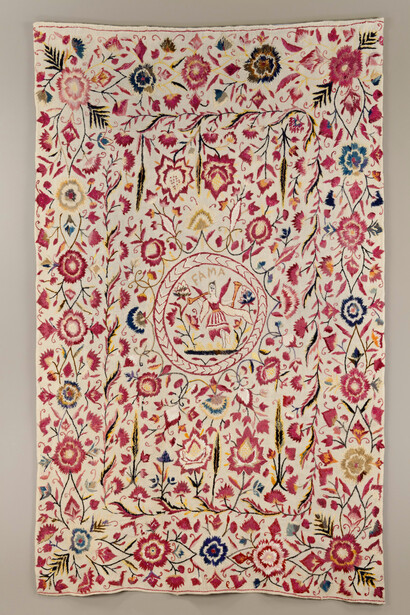 Bedcover (colcha), or hanging, Mexico, 1775–1825. Courtesy of Denver Art Museum