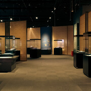 Radiance: ancient gold ornaments from the mengdiexuan collection of the Hong Kong Palace Museum, exhibition view. Courtesy of Capital Museum