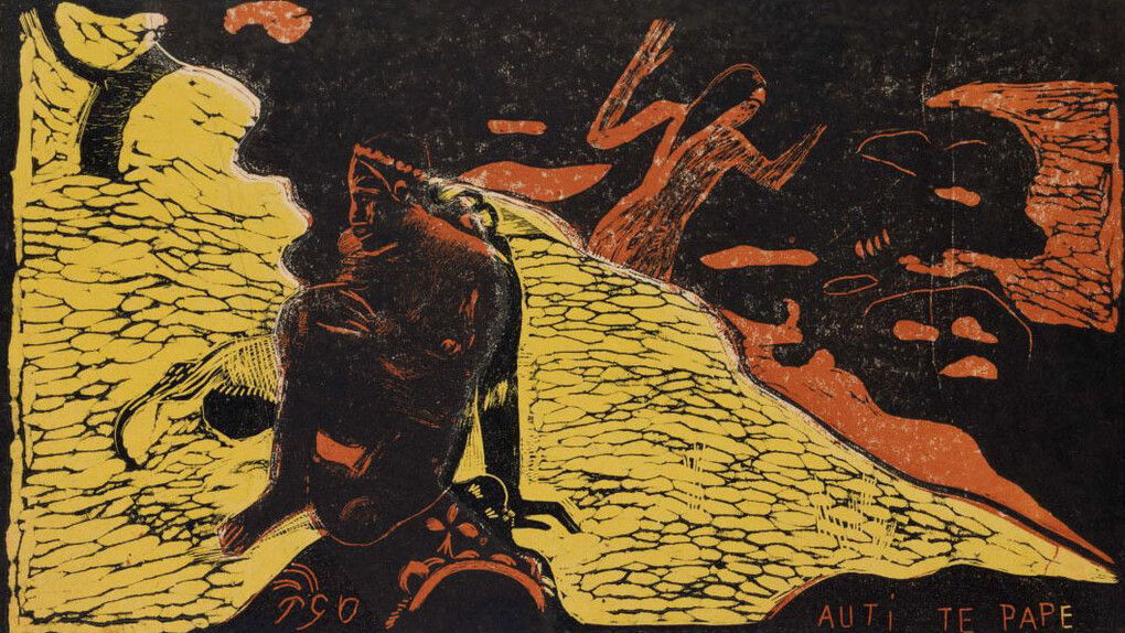Paul Gauguin, Auti Te Pape (Spiel im Süßwasser), 1893-94. Mit freundlicher Genehmigung des Kunstforum Wien