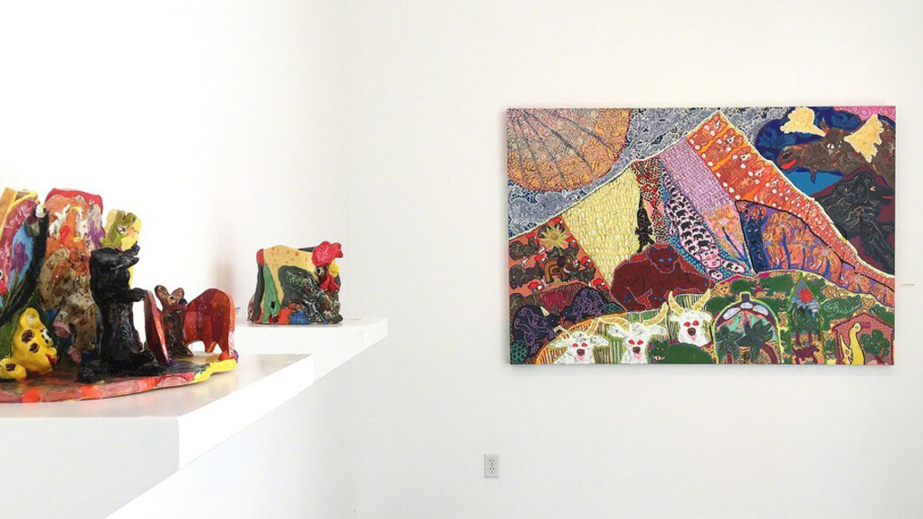 Maija Peeples-Bright, Exhibition view. Courtesy of Transmission Gallery