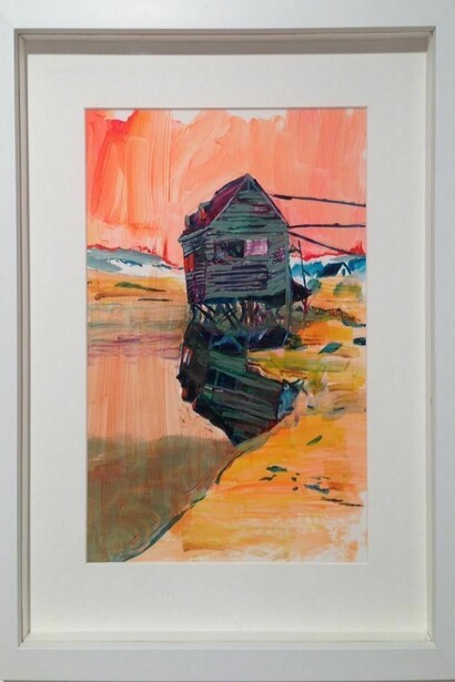 Shurts, Times Reminded Me (2013), oil on canvas, 12x9