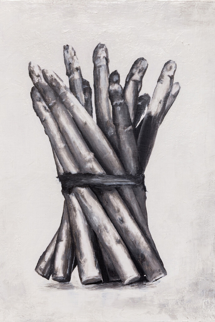 Stefan à Wengen, Aus der Serie "Detected Dictionary", 2014, Acryl auf Leinwand, montiert auf Holz, jeweils 30 x 25 cm 