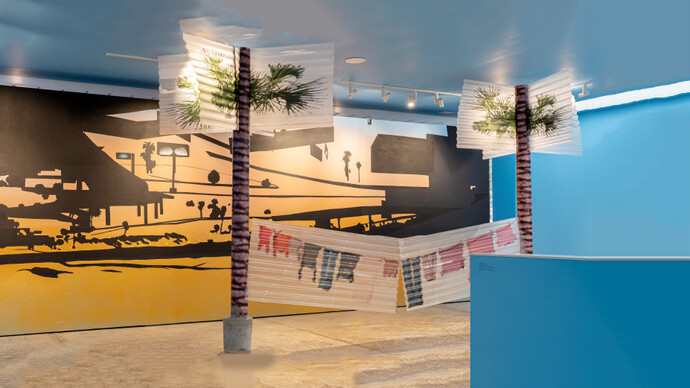 Johan Samboni, Hechizo, vista de exhibición. Cortesía de Galería La Cometa 