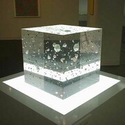 Installation view of "Beans Cosmos", 2002, © Satoshi Hiroshi