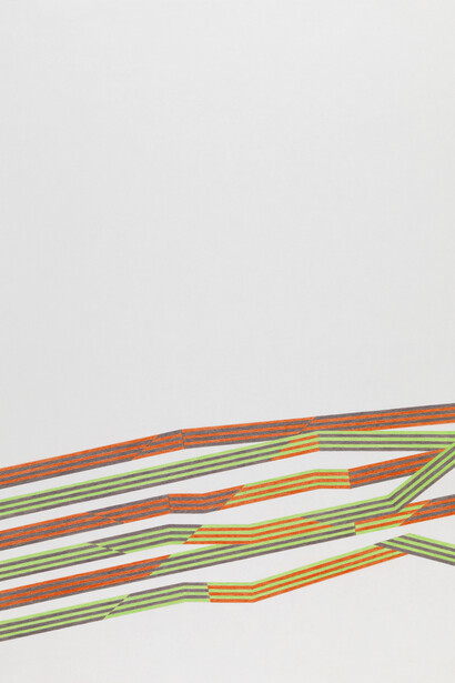 Tomma Abts, Untitled #1-7, 2013. Image courtesy greengrassi, London ©Marcus Leith