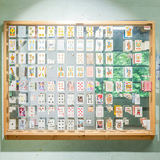 Various artists, Objets trouvés, exhibition view. Courtesy of Galleria Continua