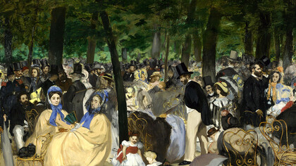 Édouard Manet - Music in the Tuileries Gardens