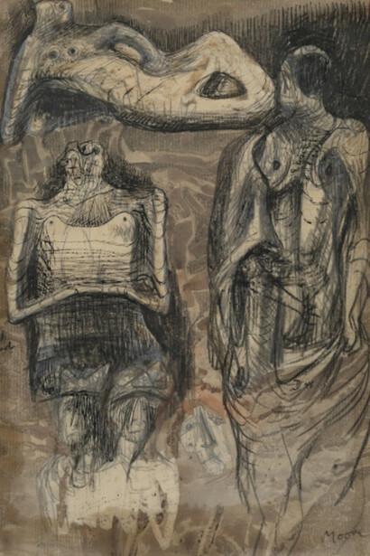 Henry Moore, Ideas for Sculpture, 1942. Courtesy of Osborne Samuel