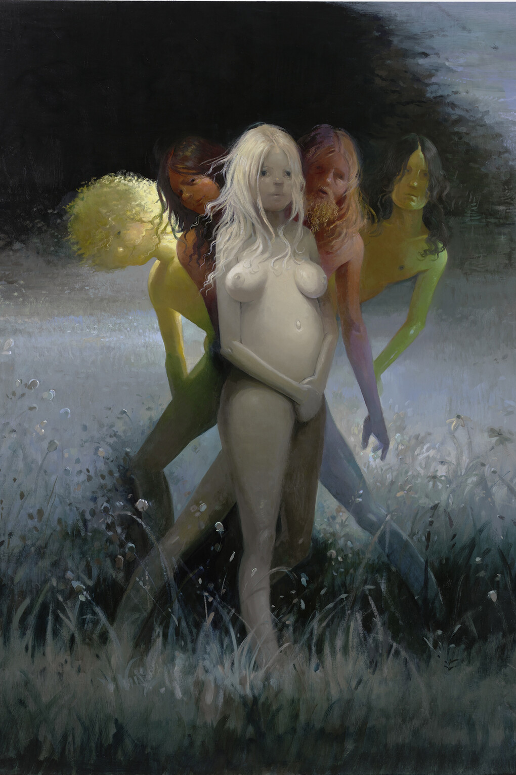 Lisa Yuskavage, Hippies, 2013. Collection of Susan and Leonard Feinstein. Courtesy the artist and David Zwirner, New York, London
