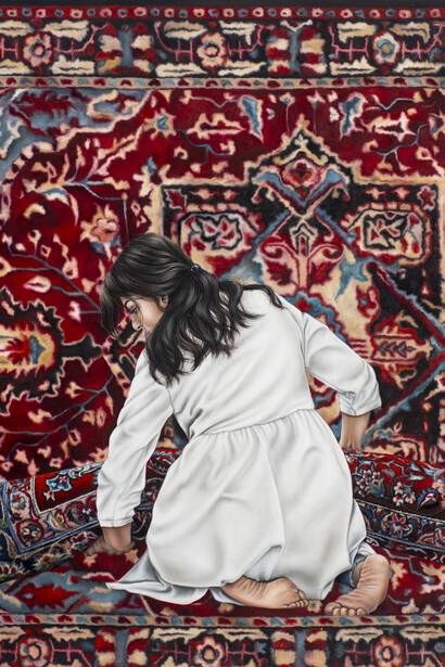 Fatima Abu Rumi, Untitled (detail), 2025. Courtesy of Artbooth Gallery