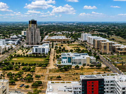 Gaborone’s modern skyline reflects Botswana’s economic progress, with the Central Business District emerging as a hub of growth and investment in Southern Africa