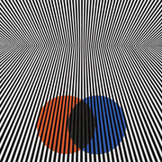 Franco Grignani, Grandangolare, 1965, tecnica mista su cartone Schoeller, 75 x 104 cm, Collezione privata, © Matteo Zarbo