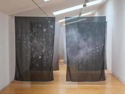 Conor Clarke and Jo Burzynska, Rongo, exhibition view. Courtesy of Two Rooms