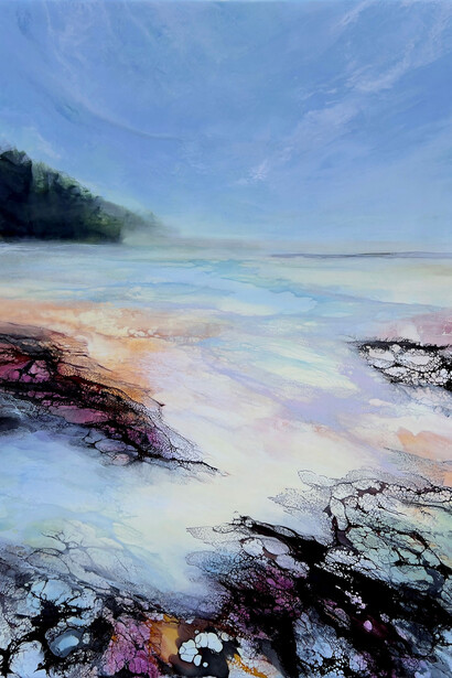 Alicia Tormey, Reflecting II (detail). Courtesy of Patricia Rovzar Gallery