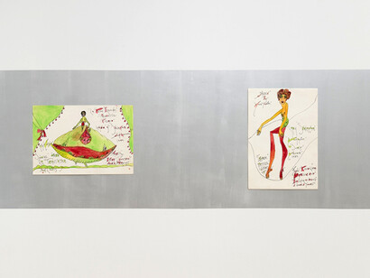 Lady Shalamar, Three world tours, exhibition view. Courtesy of Kerry Schuss Gallery 