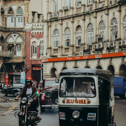 Horniman Circle, Mumbai, India, architettura durante l'India coloniale