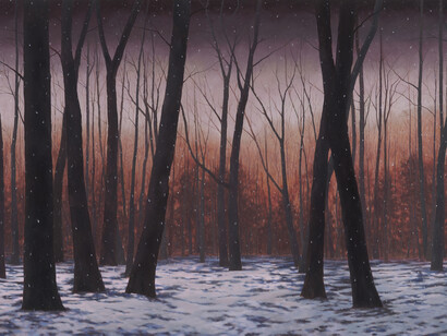 April Gornik, Snowfall, 2014