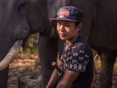 A Rohingya man