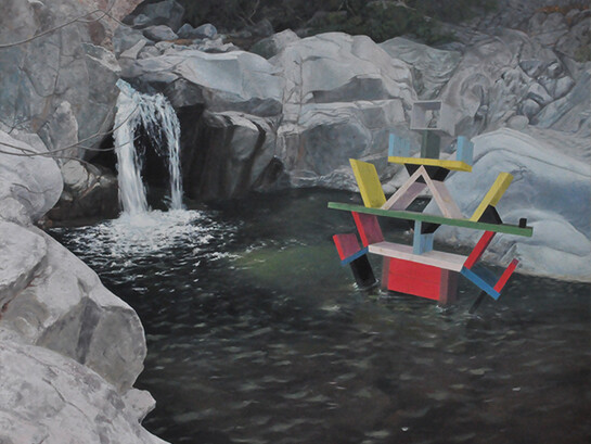 Marco Pace, olio su tela, 120 x 150 cm